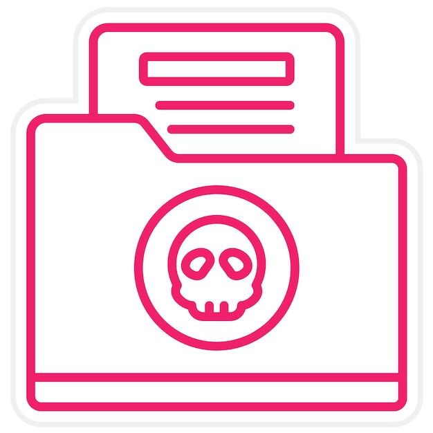 Estilo de icono del archivo hackeado