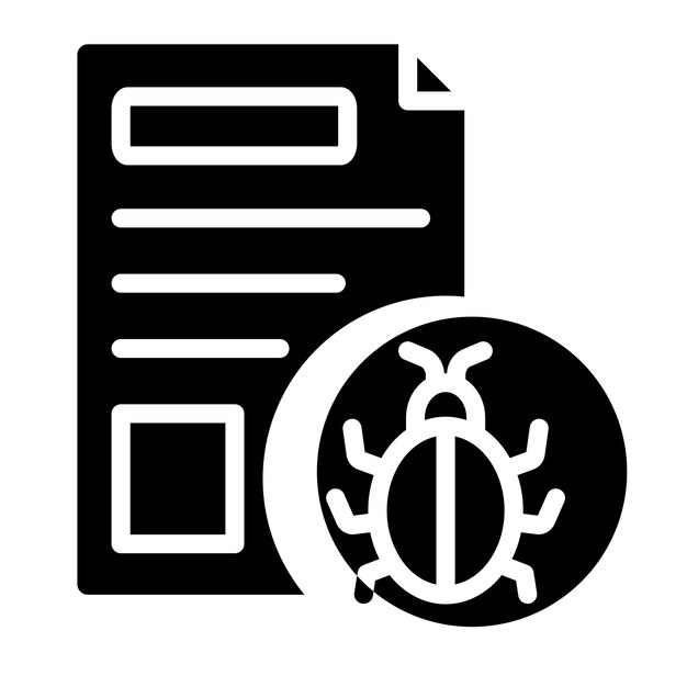 Estilo del icono del archivo infectado