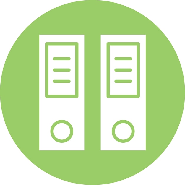 Estilo del icono de los archivos de diseño vectorial