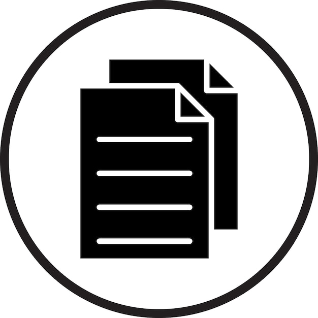 Estilo del icono de los archivos de diseño vectorial