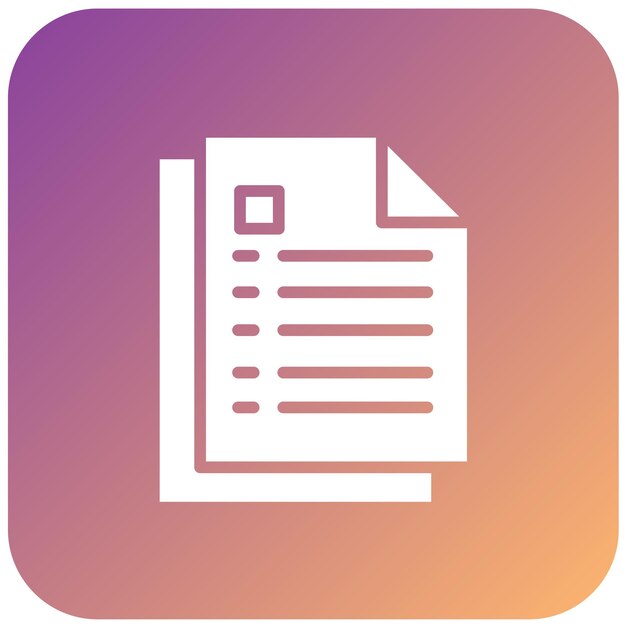 Estilo del icono de los archivos de diseño vectorial