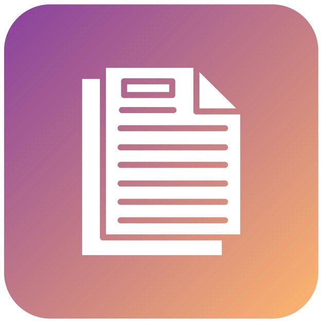 Estilo del icono de los archivos de diseño vectorial