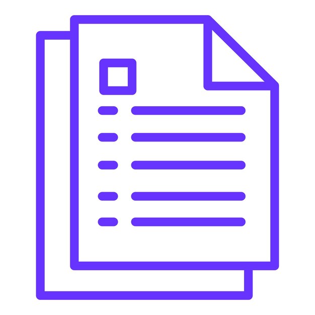 Estilo del icono de los archivos de diseño vectorial