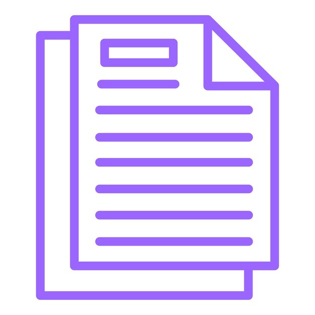 Estilo del icono de los archivos de diseño vectorial