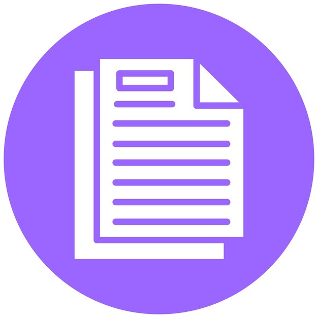 Estilo del icono de los archivos de diseño vectorial