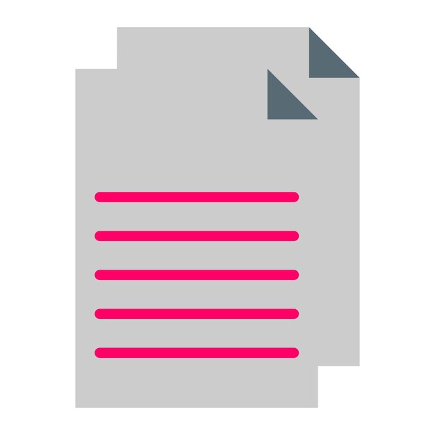 Estilo del icono de los archivos de diseño vectorial