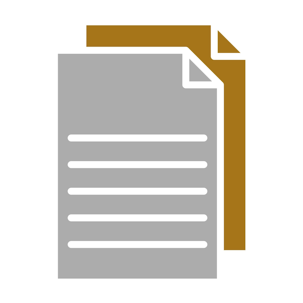 Estilo del icono de los archivos de diseño vectorial