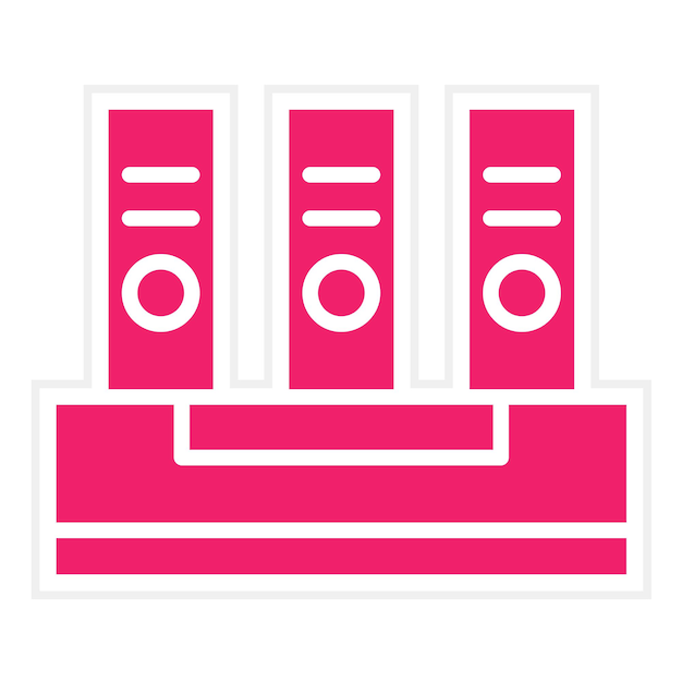 Estilo del icono de los archivos de diseño vectorial