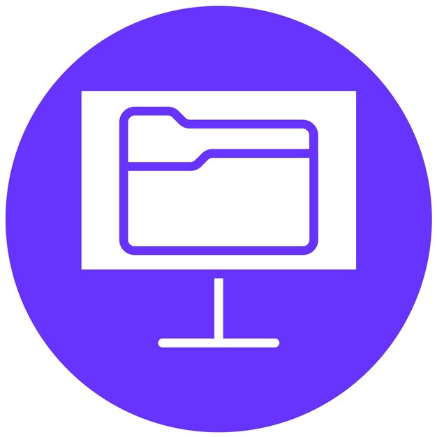 Estilo de icono de los archivos remotos de diseño vectorial