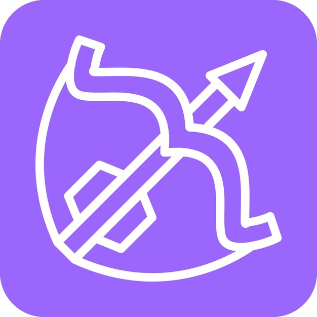 Estilo del icono del arco
