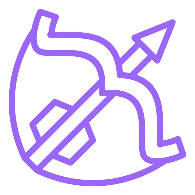 Estilo del icono del arco