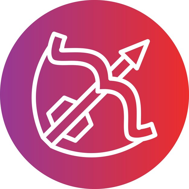 Estilo del icono del arco