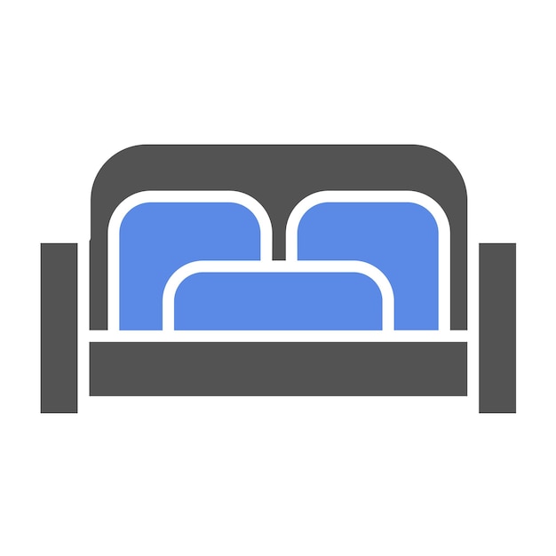 Estilo de icono del área de salón de diseño vectorial