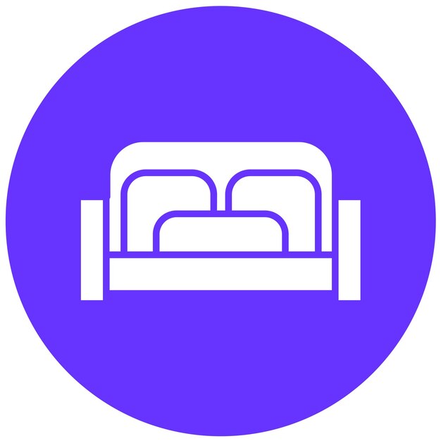 Estilo de icono del área de salón de diseño vectorial