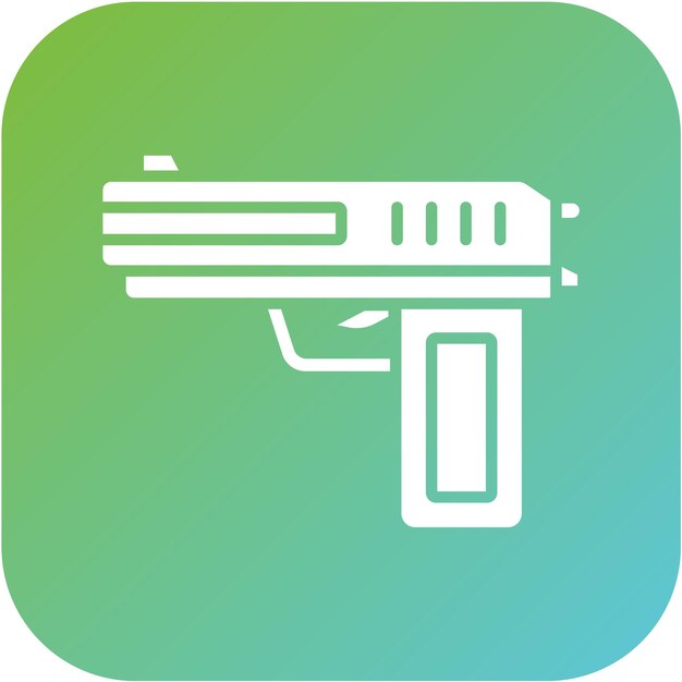 Estilo del icono del arma de la policía