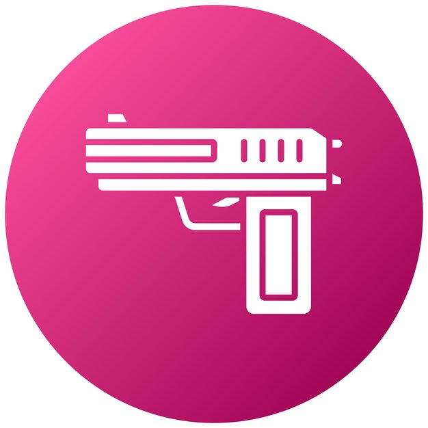 Estilo del icono del arma de la policía