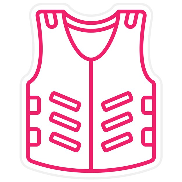 Estilo del icono de la armadura de diseño vectorial
