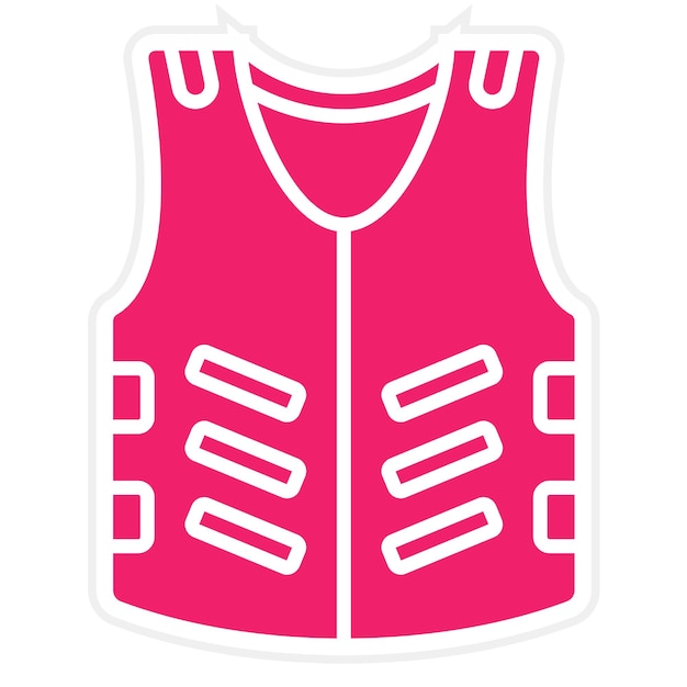 Estilo del icono de la armadura de diseño vectorial