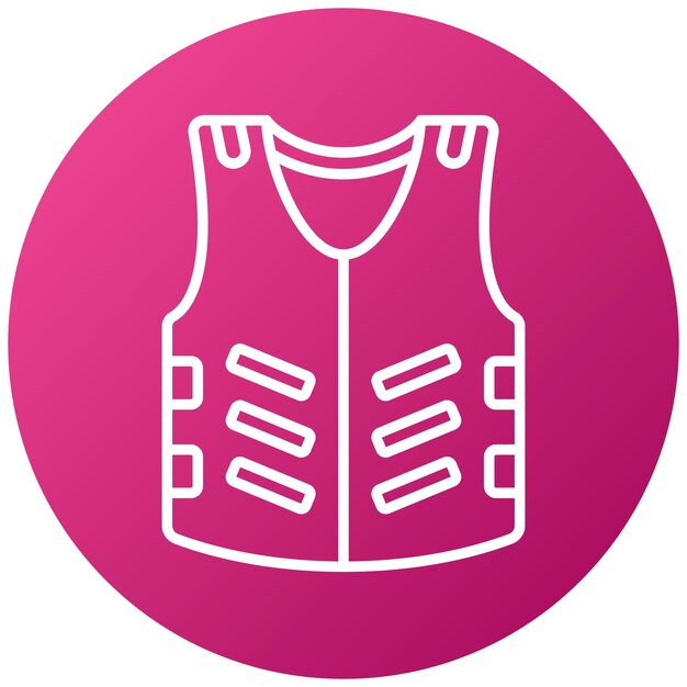 Estilo del icono de la armadura de diseño vectorial