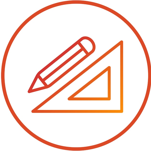 Estilo de icono de la arquitectura de diseño vectorial
