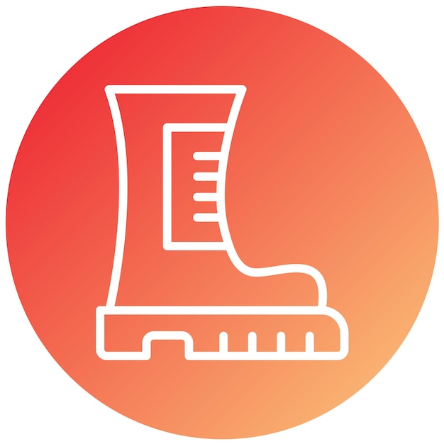 Estilo del icono de arranque de diseño vectorial