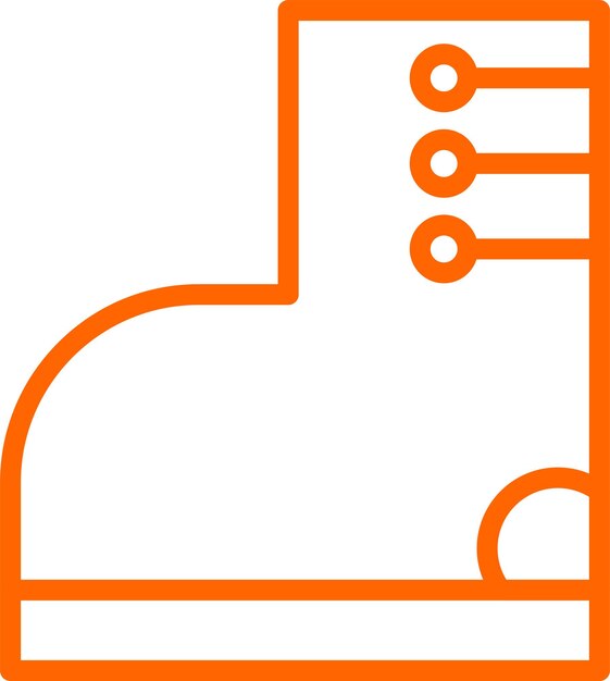 Estilo del icono de arranque de diseño vectorial