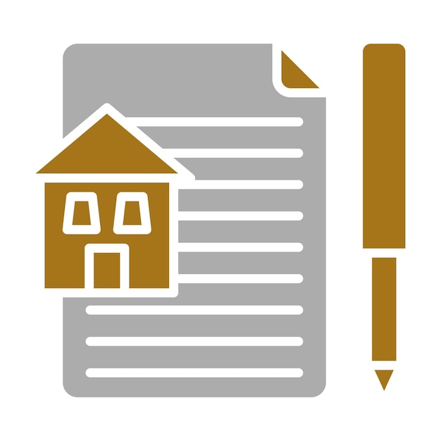 Estilo del icono de arrendamiento de diseño vectorial