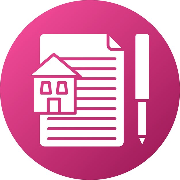 Estilo del icono de arrendamiento de diseño vectorial