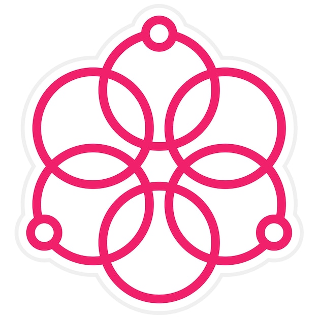 Estilo del icono del artefacto de diseño vectorial