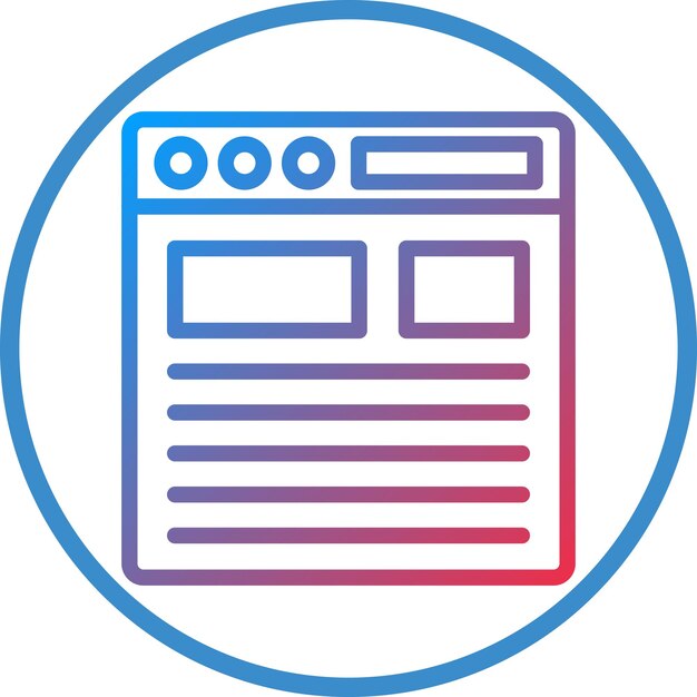 Estilo del icono del artículo de diseño vectorial