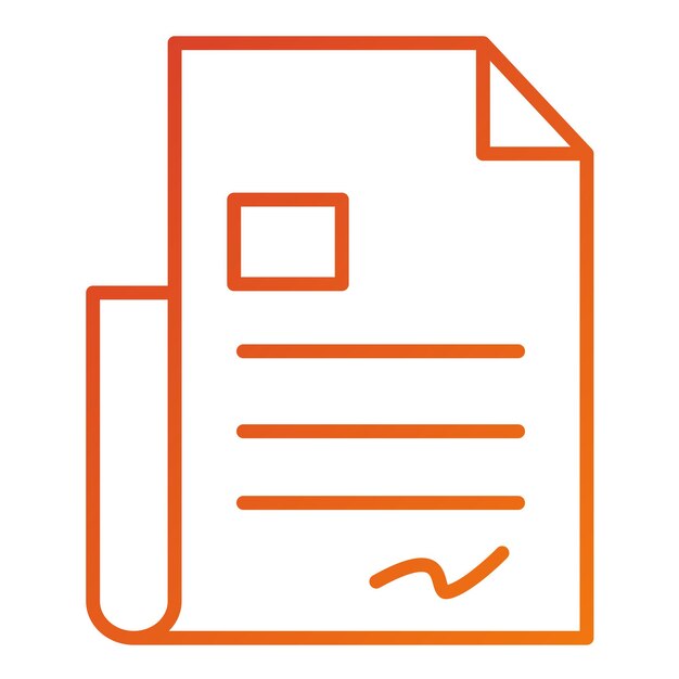 Estilo del icono del artículo de diseño vectorial