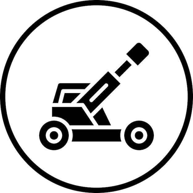 Estilo del icono de la artillería del ejército