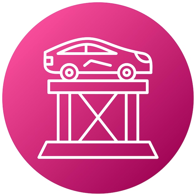 Estilo del icono del ascensor del coche