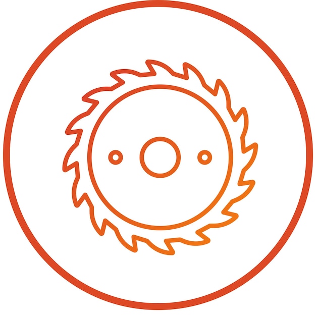 Estilo del icono de aserradura