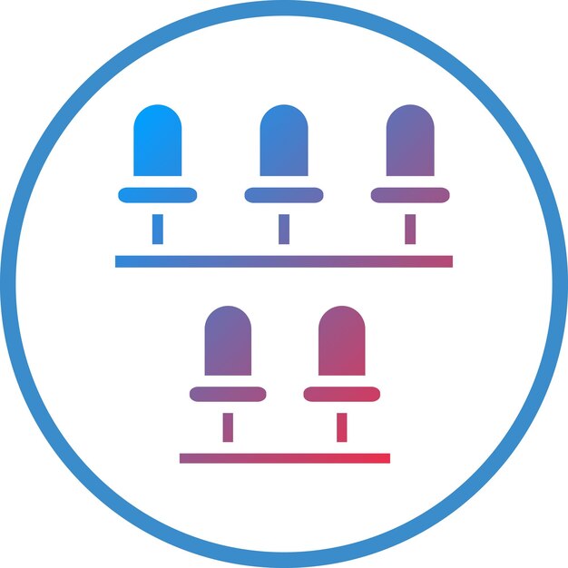 Estilo de icono de asiento de diseño vectorial
