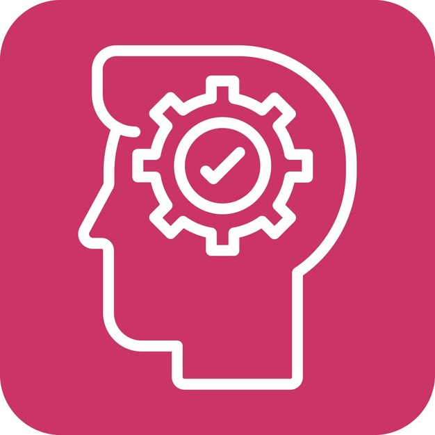 Estilo del icono de asignación de diseño vectorial