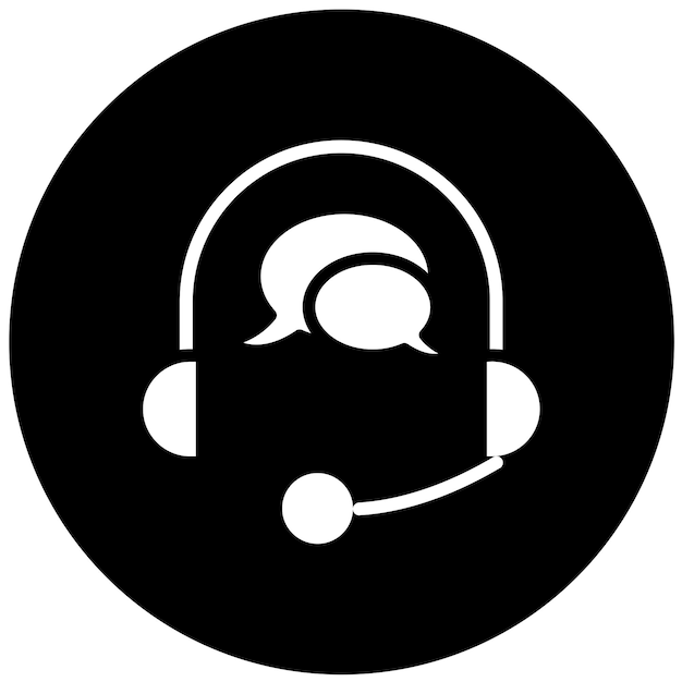 Estilo de icono de asistencia al diseño vectorial