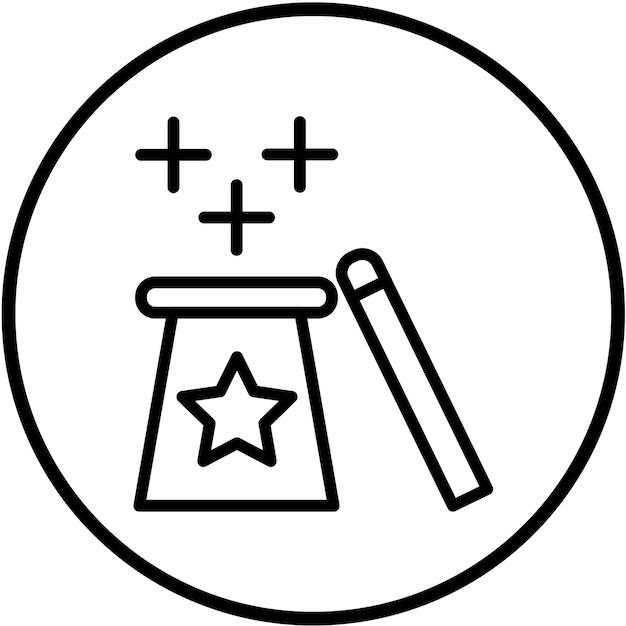 Estilo del icono del asistente de desecho de diseño vectorial