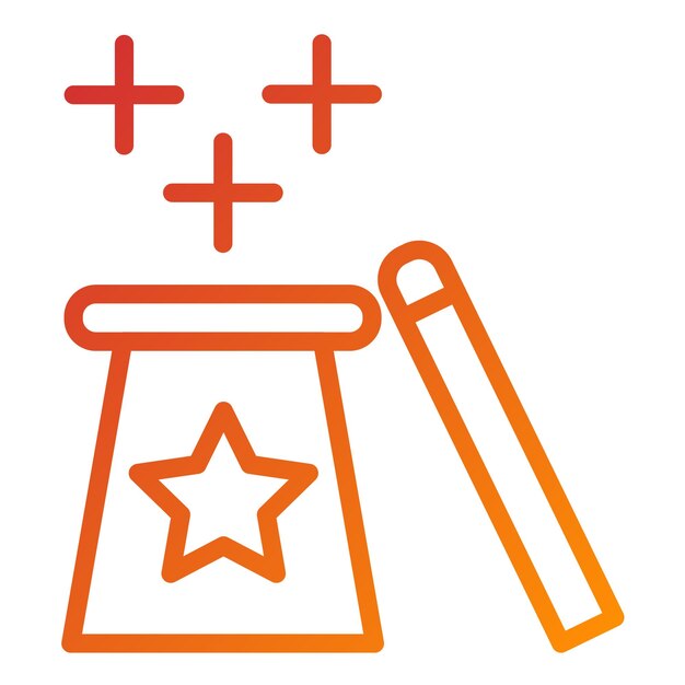 Estilo del icono del asistente de desecho de diseño vectorial