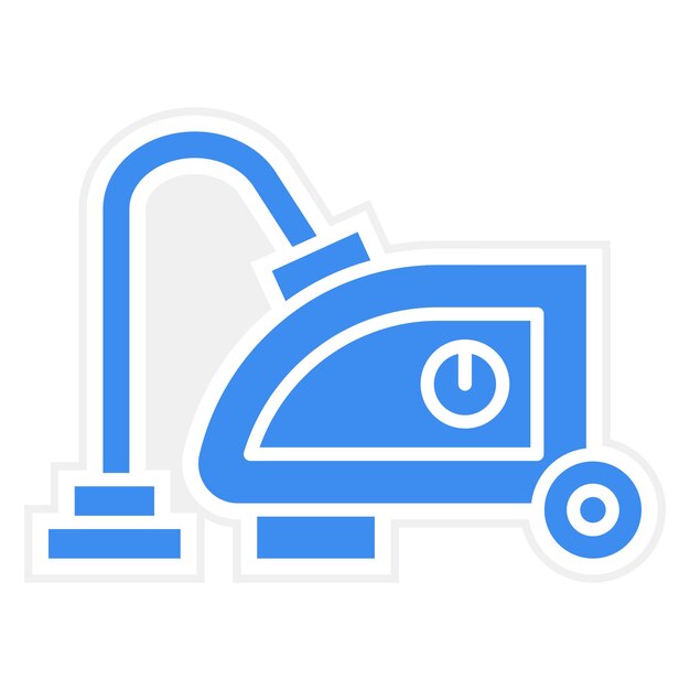 Estilo del icono de la aspiradora de diseño vectorial