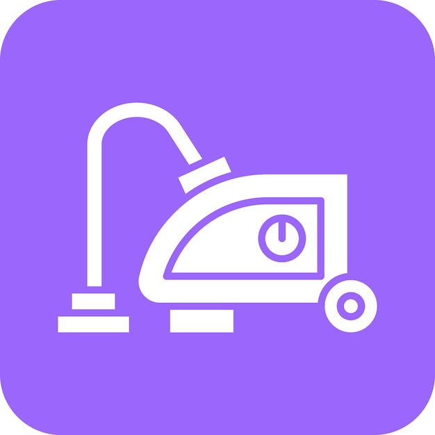 Estilo del icono de la aspiradora de diseño vectorial