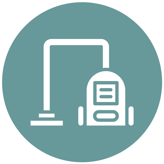 Estilo del icono de la aspiradora de diseño vectorial