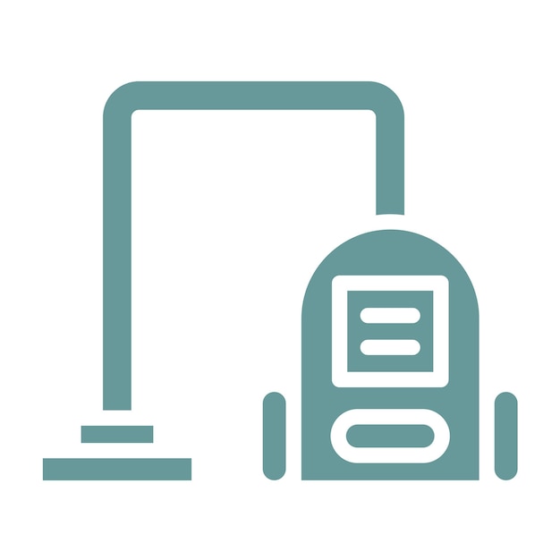 Estilo del icono de la aspiradora de diseño vectorial