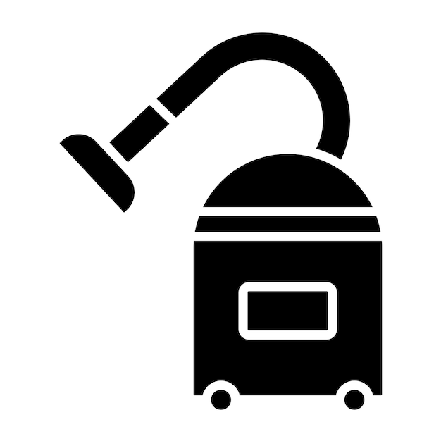 Estilo del icono de la aspiradora de diseño vectorial