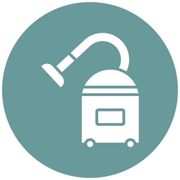 Estilo del icono de la aspiradora de diseño vectorial