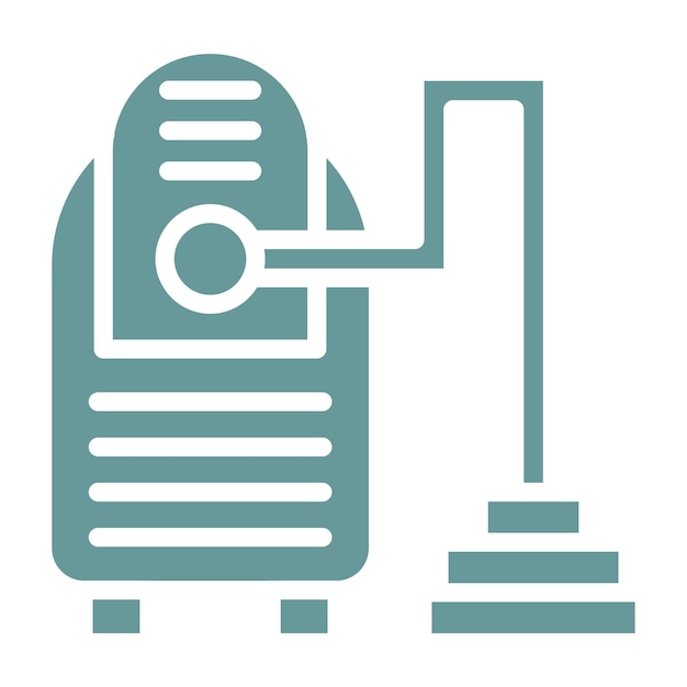 Estilo del icono de la aspiradora de diseño vectorial