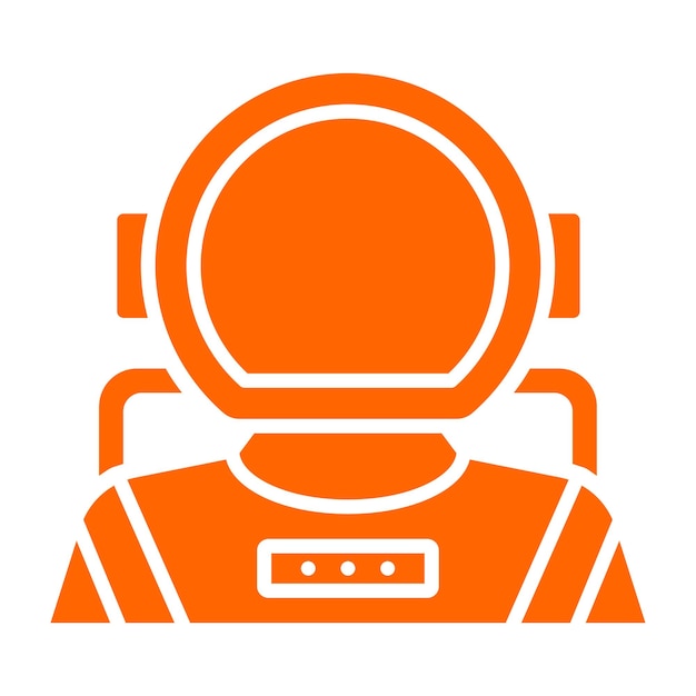 Estilo del icono del astronauta