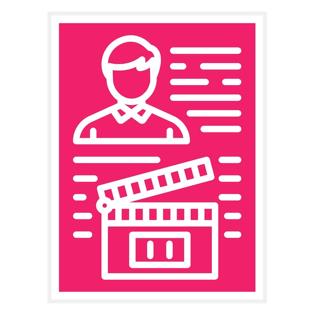 Estilo de icono de audición de diseño vectorial