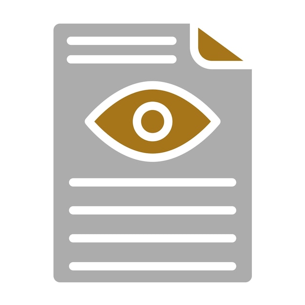 Estilo del icono de auditoría de seguridad de diseño vectorial
