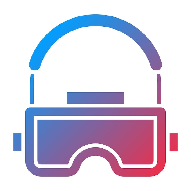 Estilo del icono del auricular de diseño vectorial